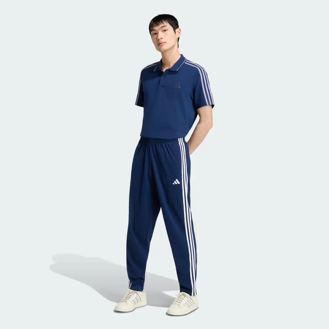 Adidas Essentials 3-Stripes Poloshirt M - Blauw