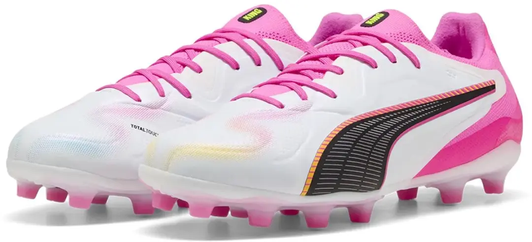 PUMA King 20 Pro FG/AG Voetbalschoenen - Wit - 39