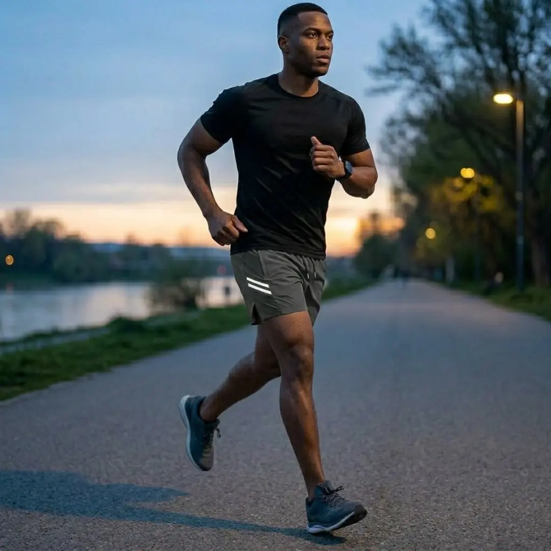 NUVEX Hardloop Shorts Heren XXL - Zwart