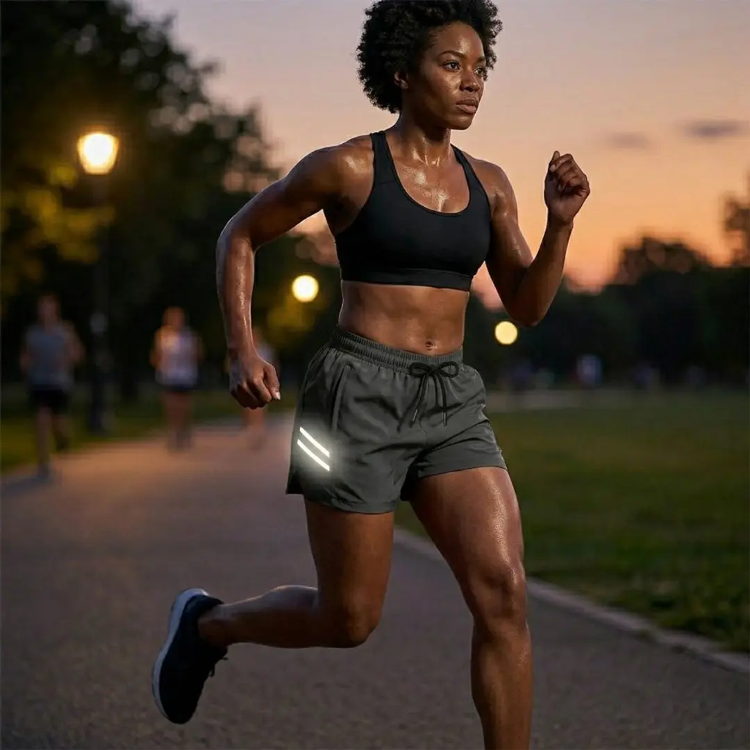 NUVEX Hardloop Shorts Heren XXL - Zwart