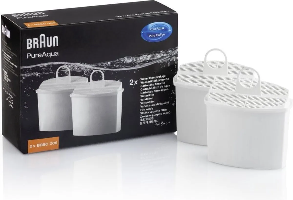 Braun KWF2 Waterfilter - 4 Stuks