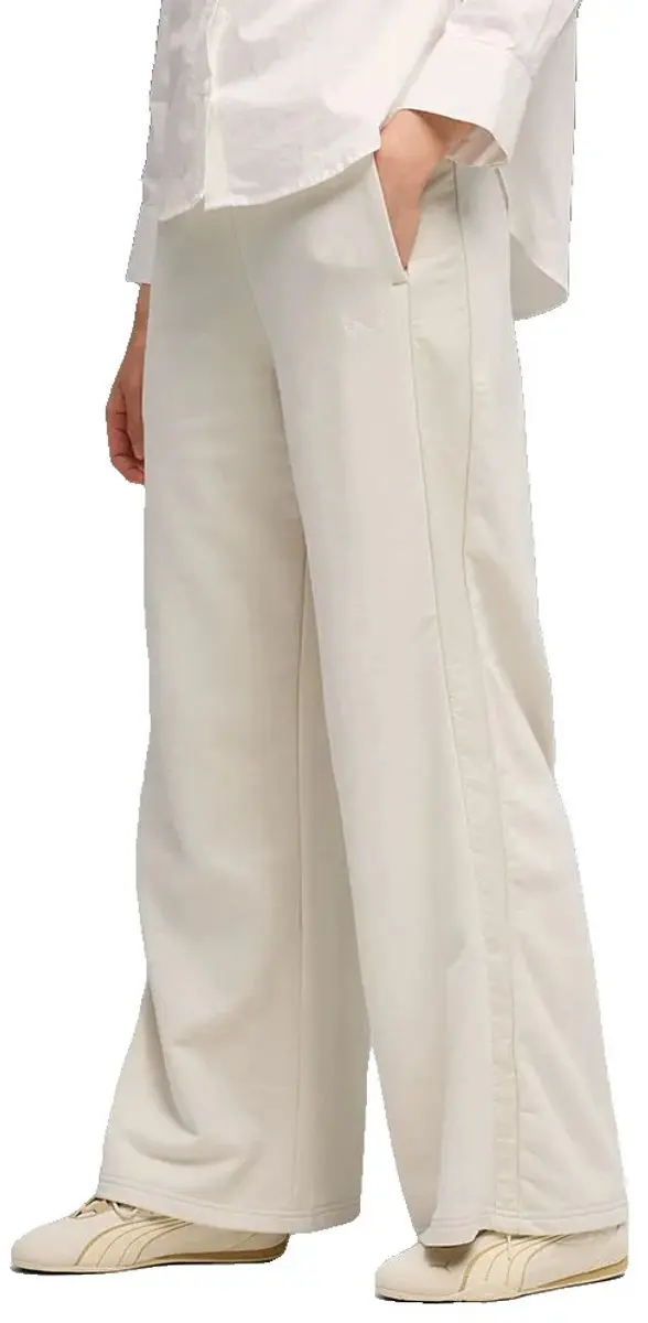 PUMA Her Wide Leg Trainingsbroek - 2XS - Alpine Snow