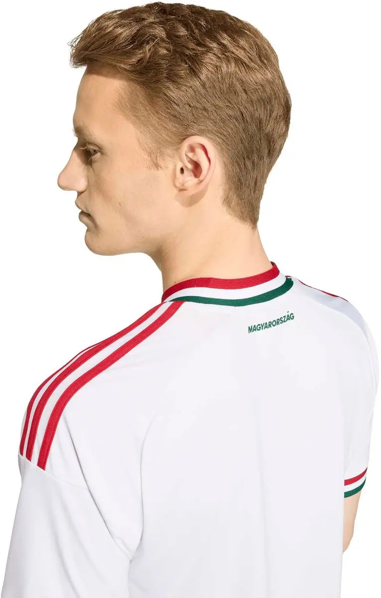 Adidas Hongarije Uit Shirt Heren L - Wit/Rood