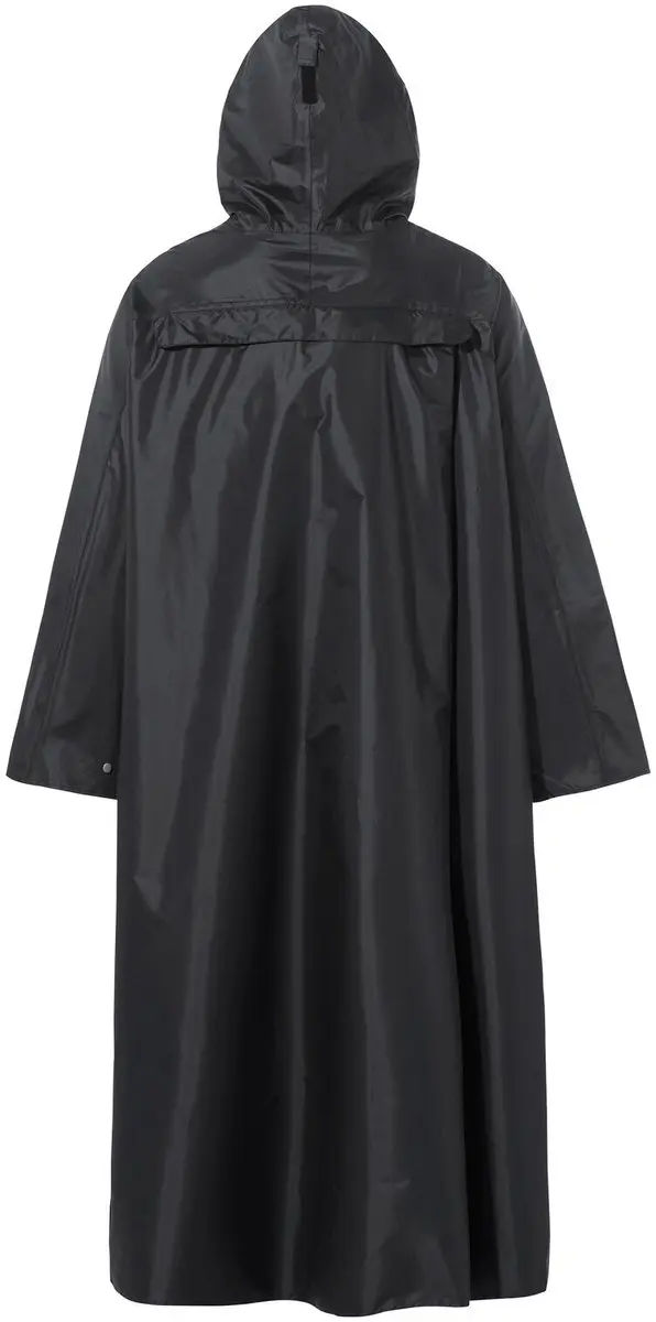 Vaude Poncho II Unisex Regenponcho - Hardshell - Zwart