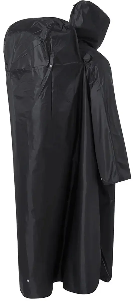 Vaude Poncho II Unisex Regenponcho - Hardshell - Zwart