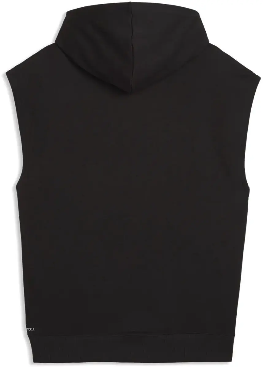 PUMA French Terry Sleeveless Hoodie - Zwart XS