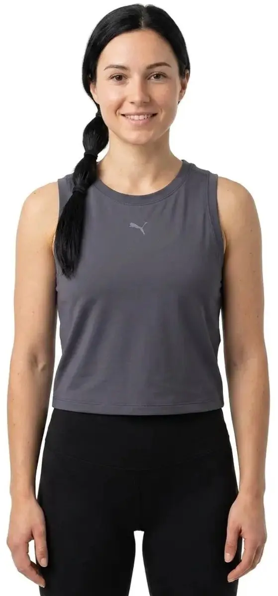 PUMA Cloudspun Essential Mouwloos T-shirt - Grijs L
