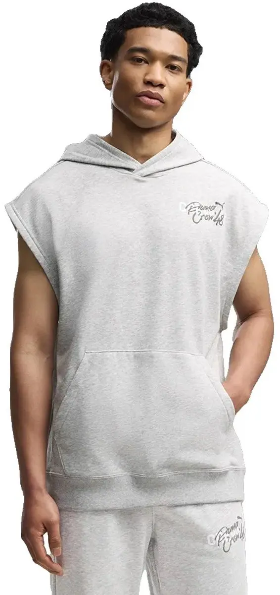 PUMA French Terry Sleeveless Hoodie