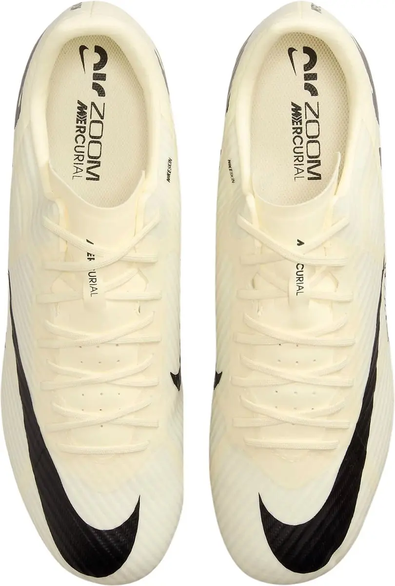 Nike Zoom Vapor 15 Academy FG/MG Sportschoenen 43 - Geel/Zwart