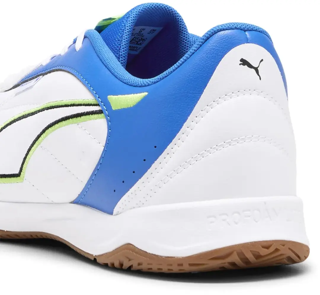 PUMA Pressing V Zaalschoenen 40 - Wit/Groen/Blauw