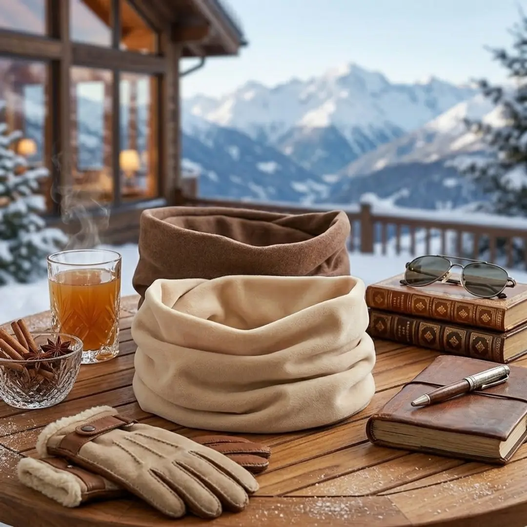 NUVEX Koffie Nekwarmer Fleece - 2 Stuks