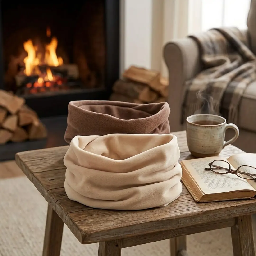 NUVEX Koffie Nekwarmer Fleece - 2 Stuks