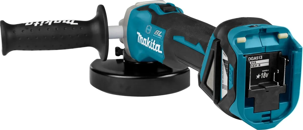 Makita DGA513ZJ Accu-Haakse Slijper 18V - 125mm