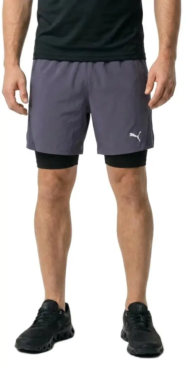 PUMA Velocity 2in1 Korte Broek S - Blauw