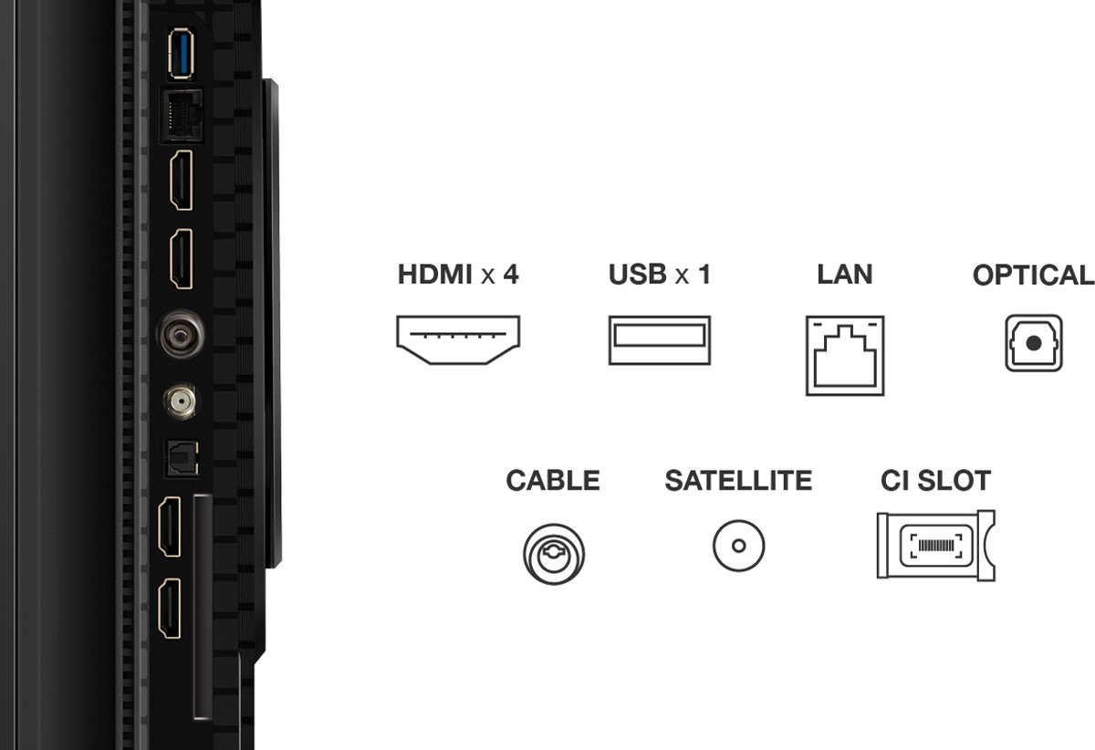 TCL 55QLED810K (2025) - 55 inch 4K UHD TV - Google TV - 144hz
