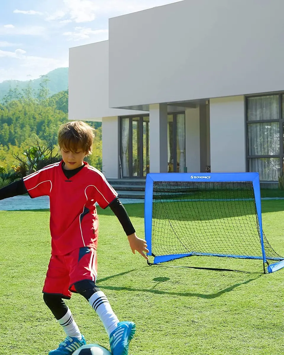 Songmics Voetbaldoelen Set 2 Pop-up - Glasvezel & Oxford