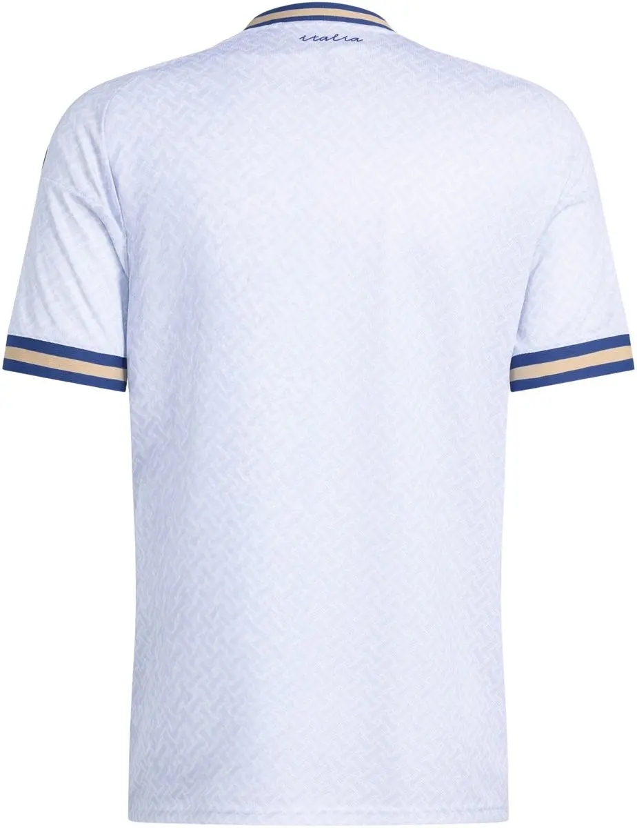 adidas Italië Uit Shirt Heren KC8704 - XXL - Lichtblauw/Blauw/Goud