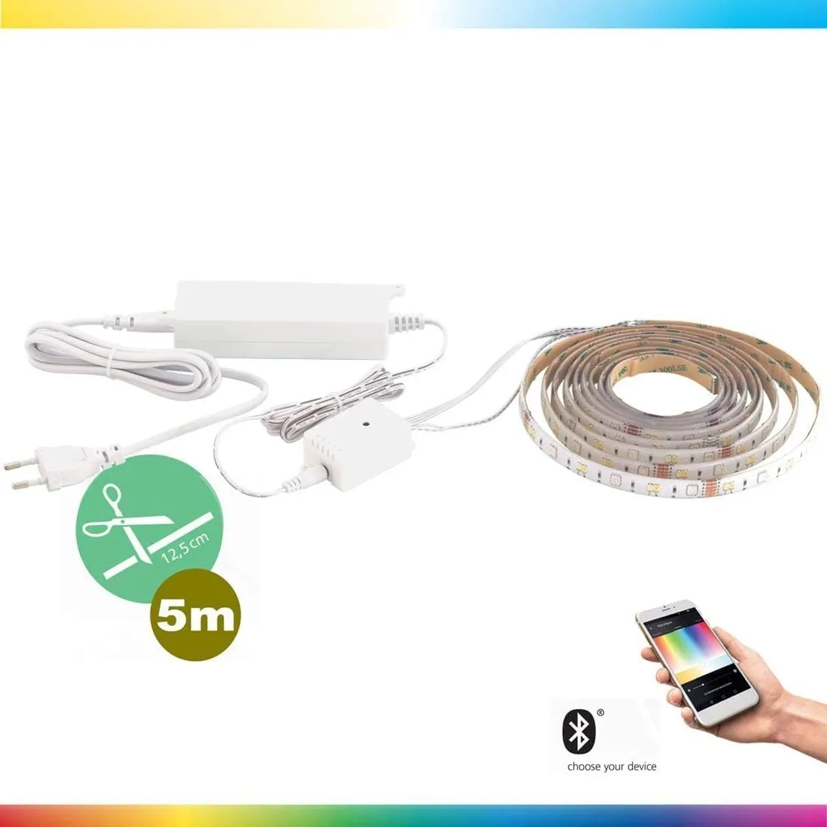 Eglo Stripe-C Universeel Strooklicht 5m - RGB Wit - afbeelding 6 van 6