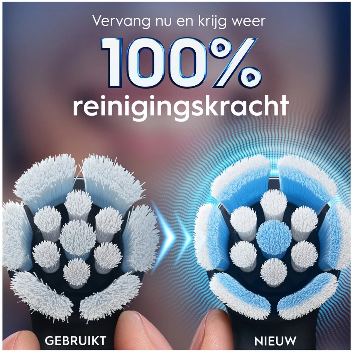 Oral-B iO Gentle Care Opzetborstels 2 Stuks - Zwart
