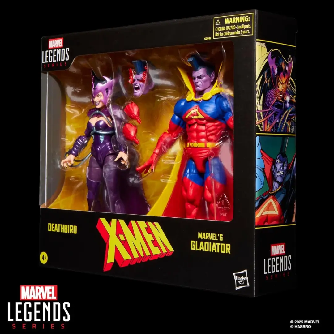 Hasbro X-Men Marvel Legends Deathbird & Gladiator 2-Pack - 15cm - Multi