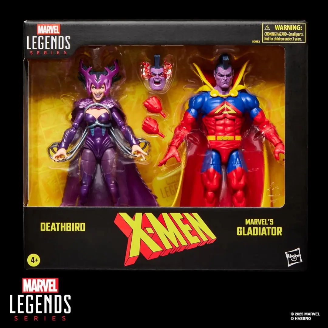 Hasbro X-Men Marvel Legends Deathbird & Gladiator 2-Pack - 15cm - Multi