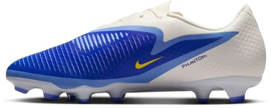 Nike Phantom 6 Low Academy FG/MG Voetbalschoenen - Dames 44.5 - Wit/Blauw