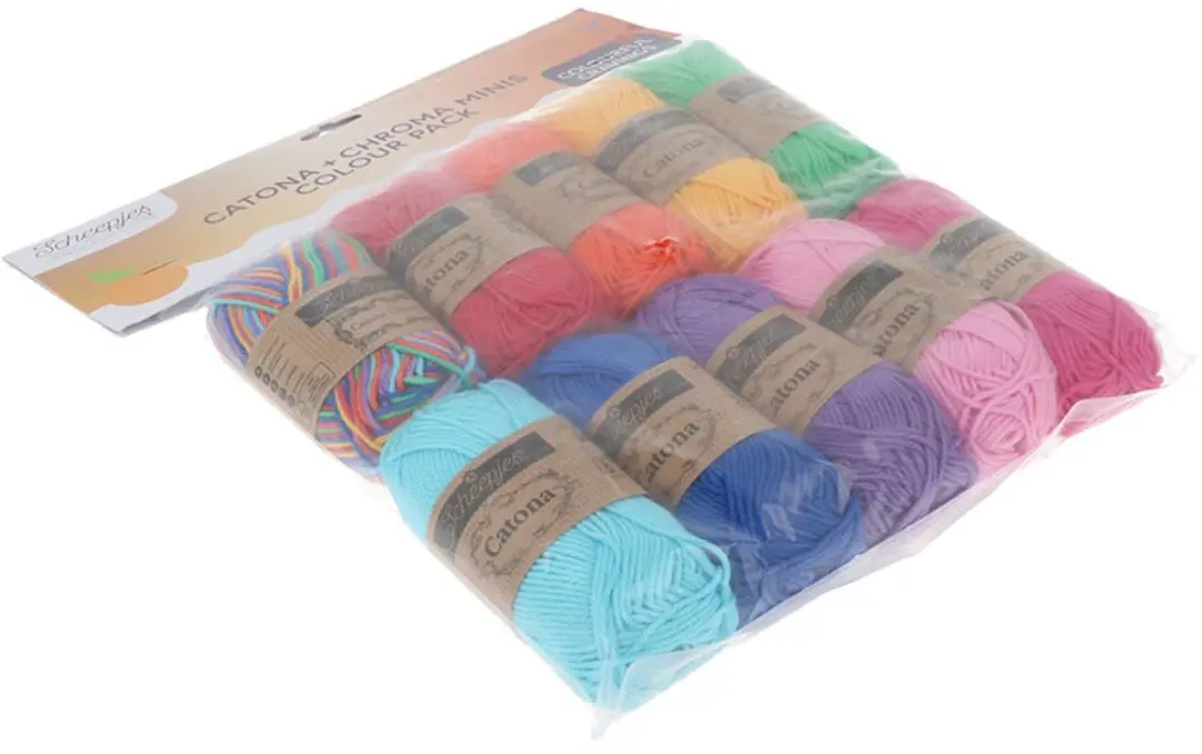 Scheepjes Catona Chroma Colour Pack 10x25g Fruit Platter