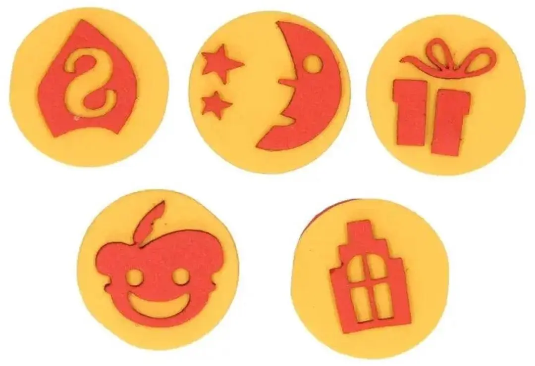 ThimbleToys Stempelset Sinterklaas - 2 Stuks