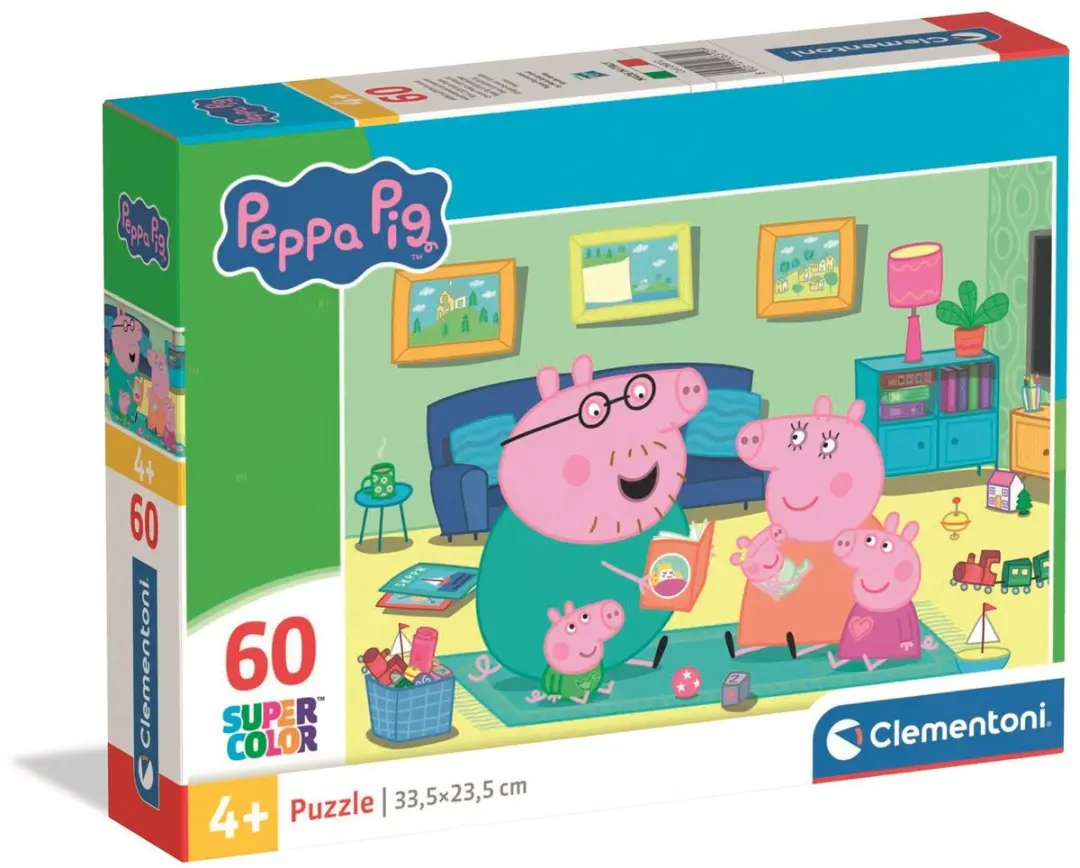 Clementoni Peppa Pig Puzzel 60 Stukjes