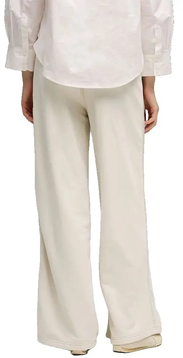 PUMA Her Wide Leg Trainingsbroek L - Alpine Snow