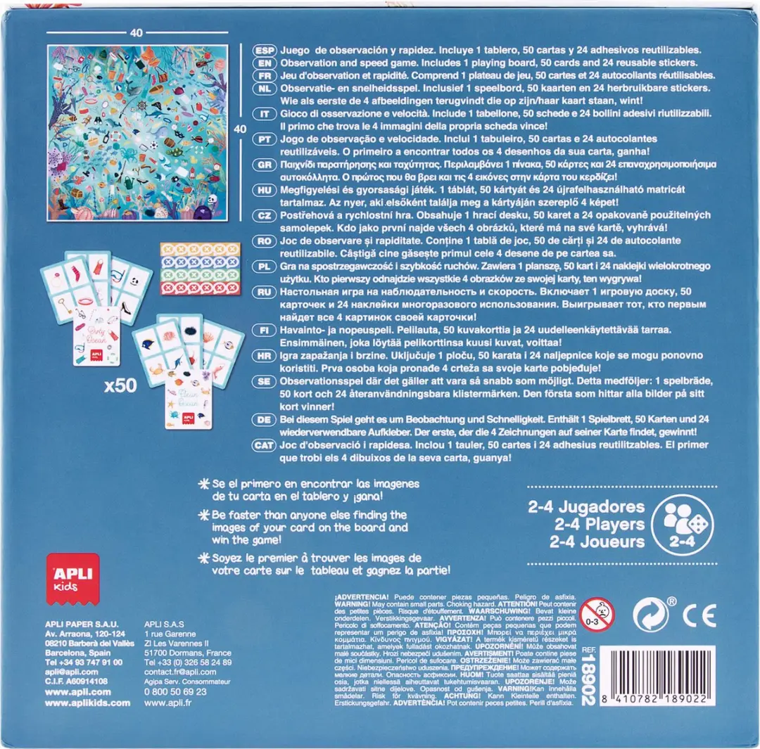 Apli Kids Observatiespel Save the Ocean 18902 - 4 Spelers - afbeelding 6 van 6
