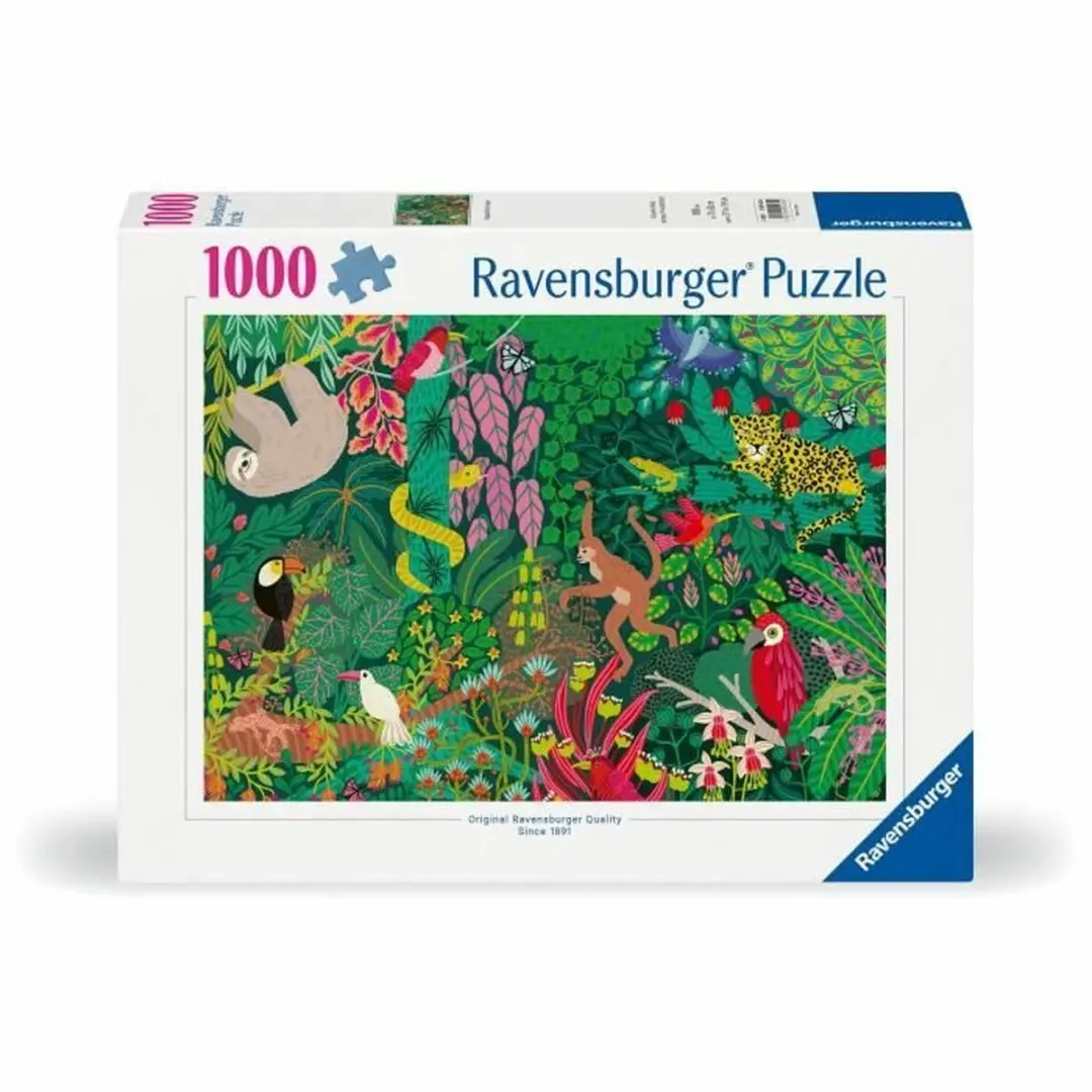 Ravensburger Magisch Tropisch Bos Puzzel 1000 Delig - Groen/Rood/Blauw