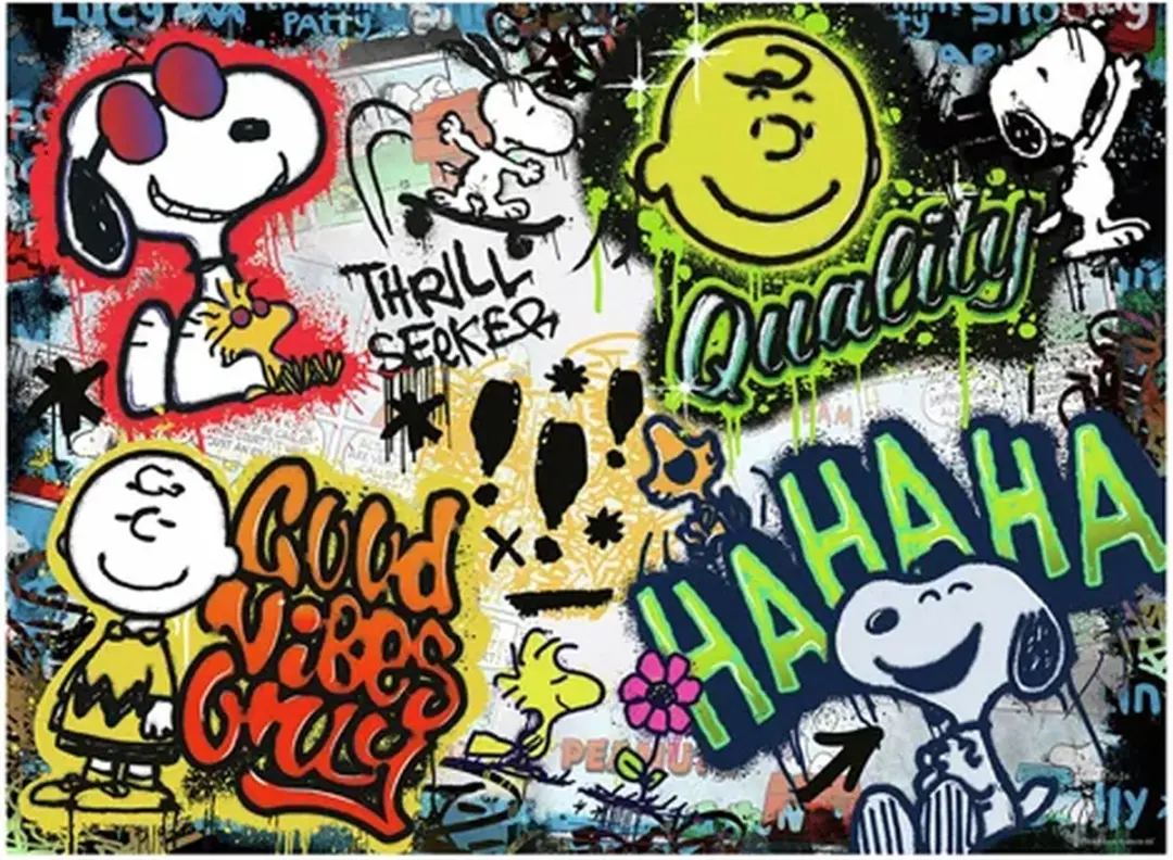 Ravensburger Peanuts Graffiti Legpuzzel 500 Stuks - 12000389