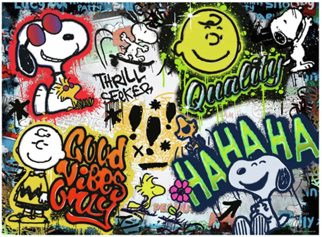 Ravensburger Peanuts Graffiti Legpuzzel 500 Stuks - 12000389