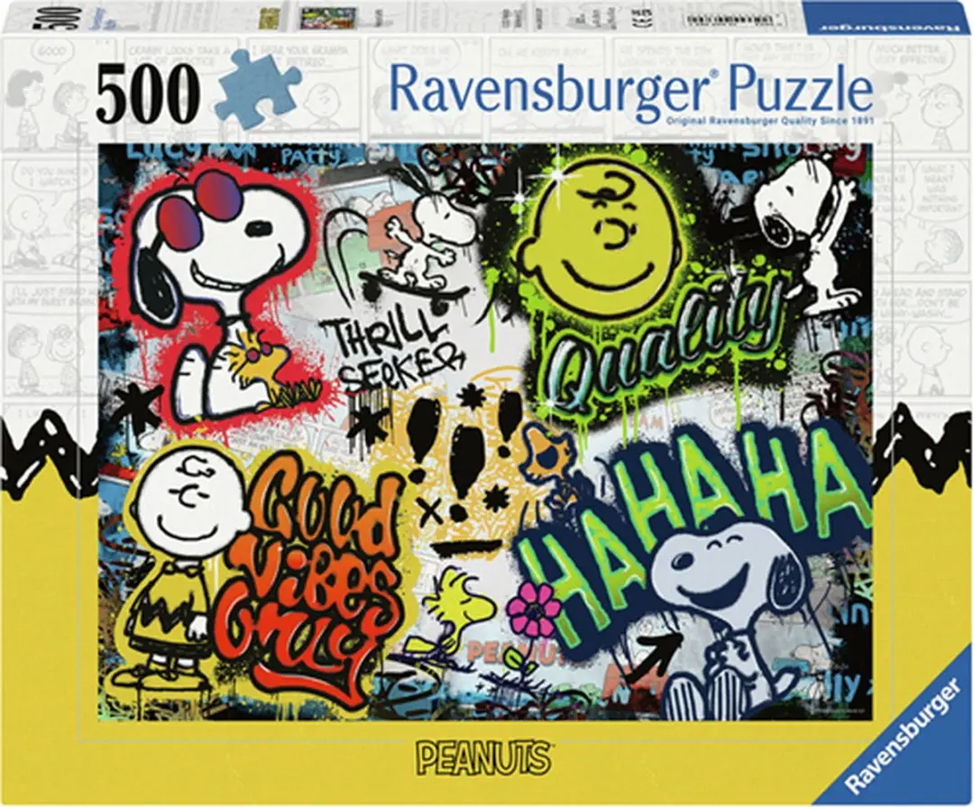 Ravensburger Peanuts Graffiti Legpuzzel 500 Stuks - 12000389