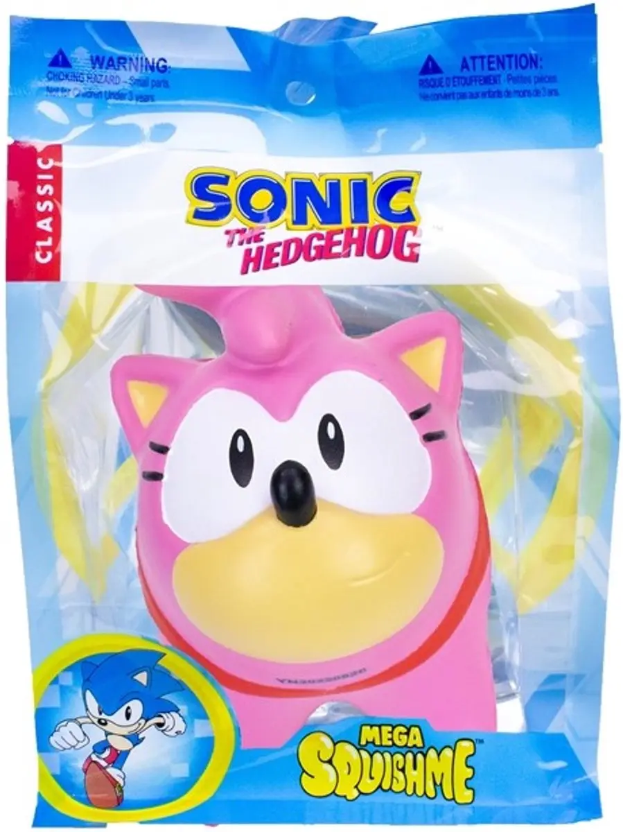 Just Toys Sonic the Hedgehog Mega Squishme Amy Rose 15cm