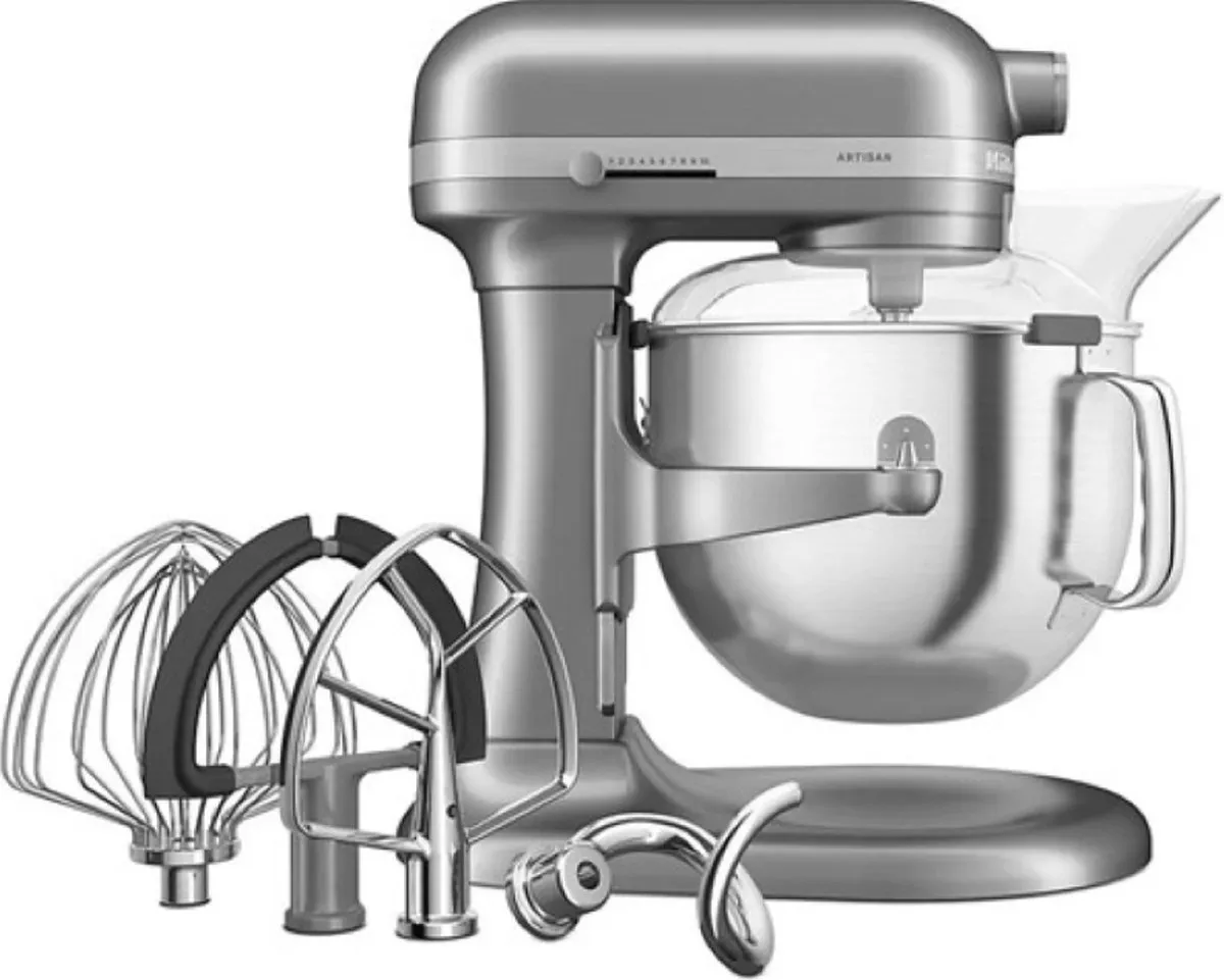 KitchenAid 5KSM70SHXECU Keukenmachine 375W - 6,6L - Zilver