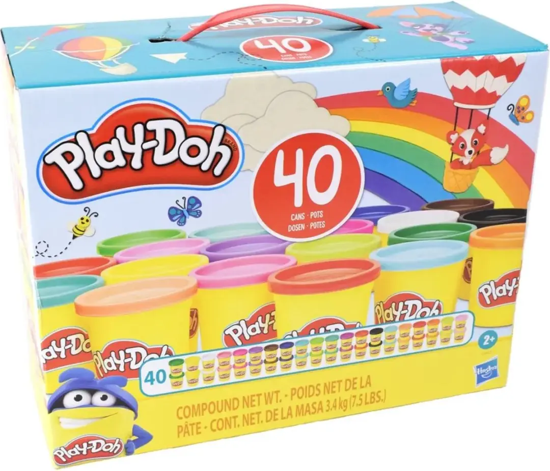 Play-Doh Klei Multicolor - 40 Potjes