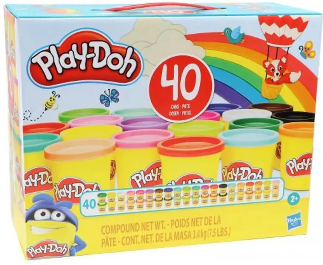 Play-Doh Klei Multicolor - 40 Potjes - afbeelding 6 van 6