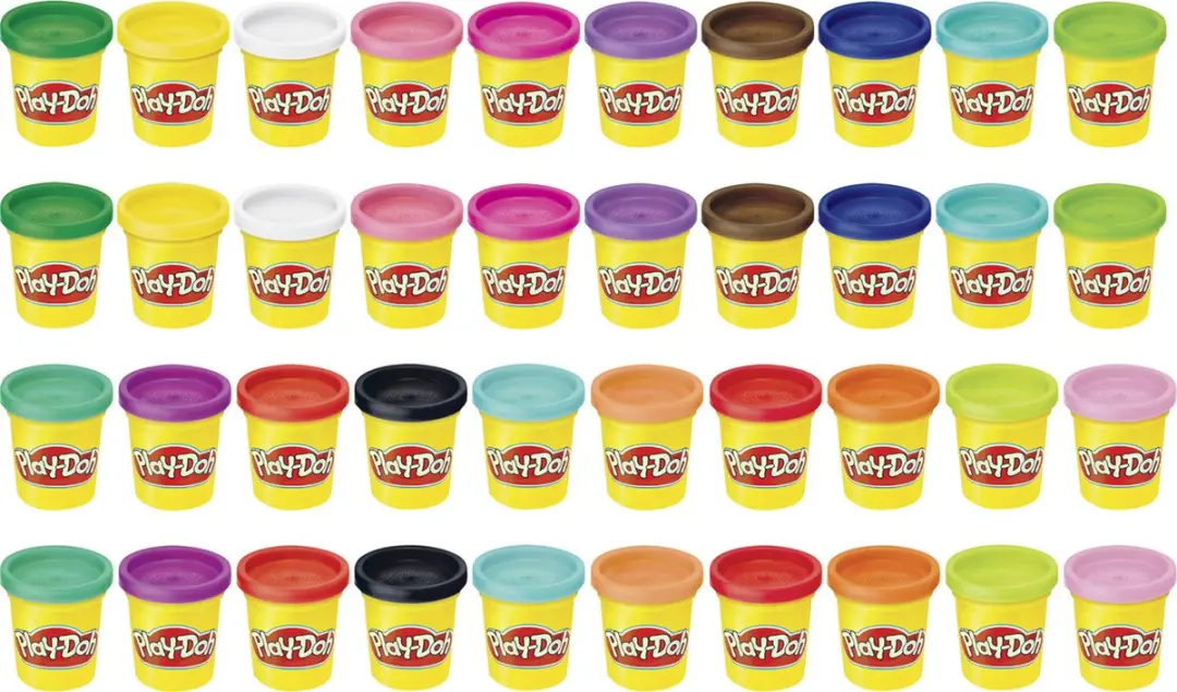 Play-Doh Klei Multicolor - 40 Potjes