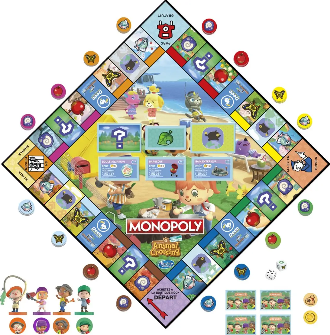 Hasbro Gaming Monopoly Animal Crossing Franstalige Editie F1661101