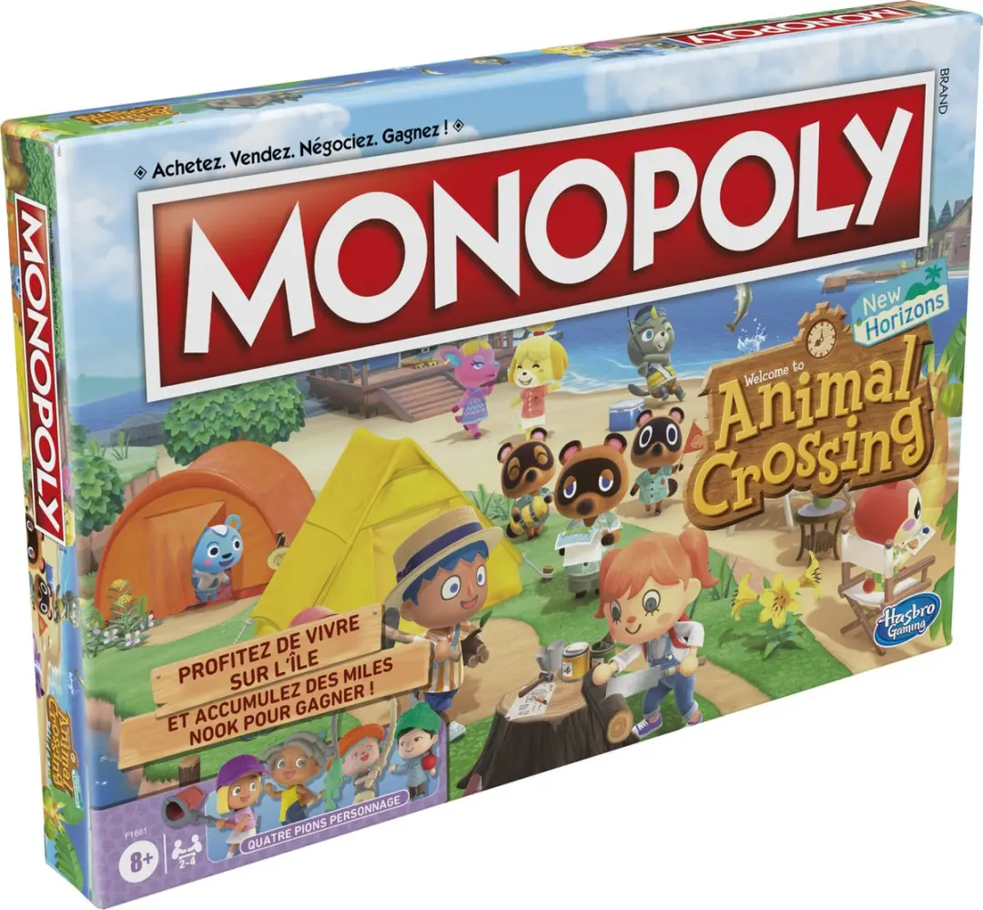 Hasbro Gaming Monopoly Animal Crossing Franstalige Editie F1661101