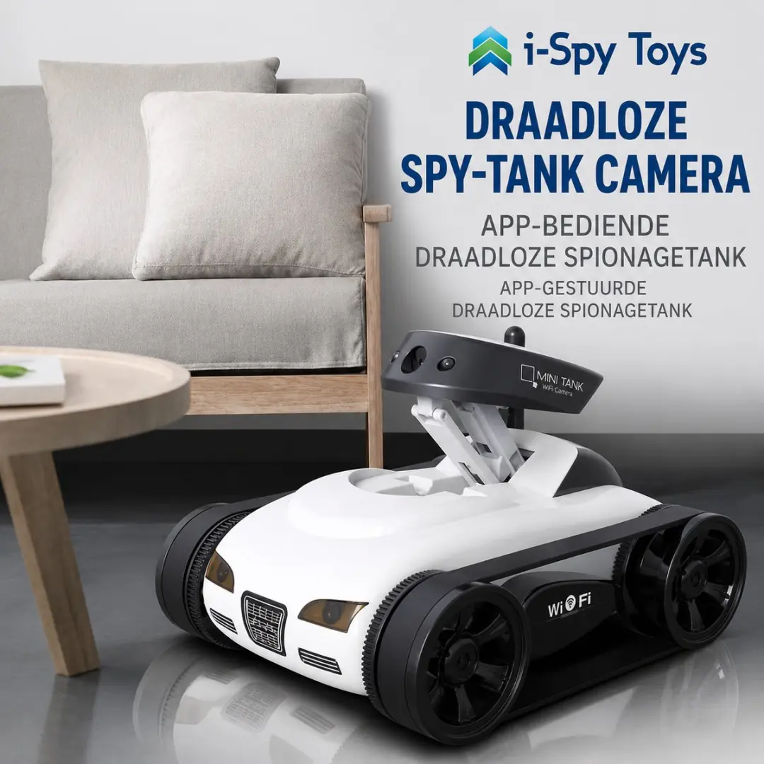 RedParrot WiFi Spy Tank MINIWAGENCAM - Wit