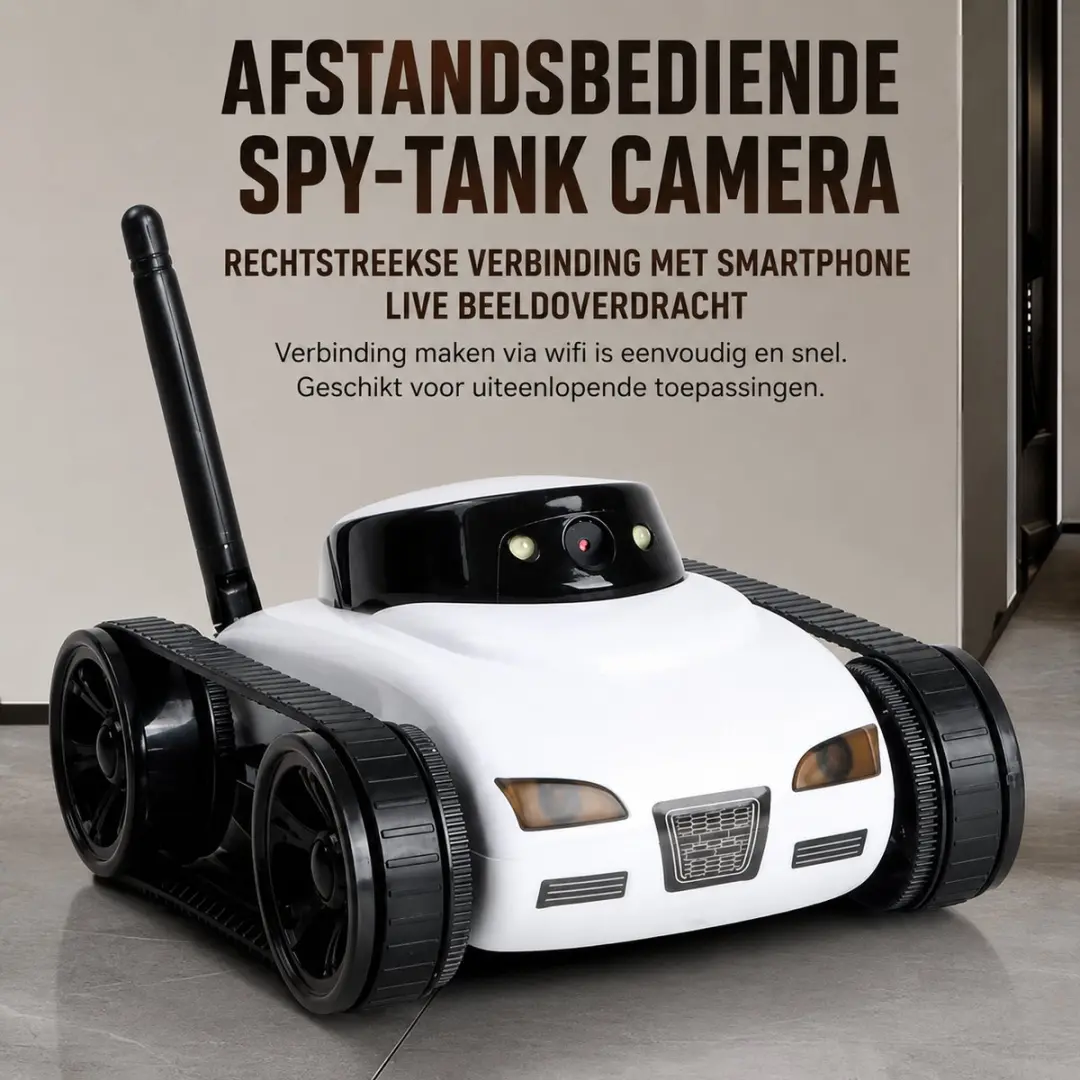 RedParrot WiFi Spy Tank MINIWAGENCAM - Wit