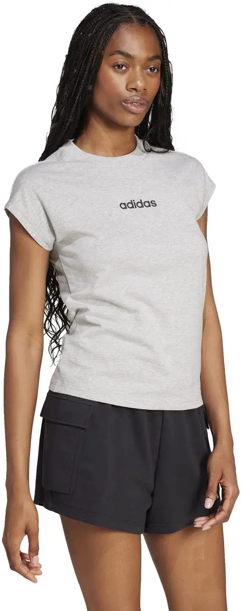 adidas W Linsj T Sportbroek Dames M - Grijs