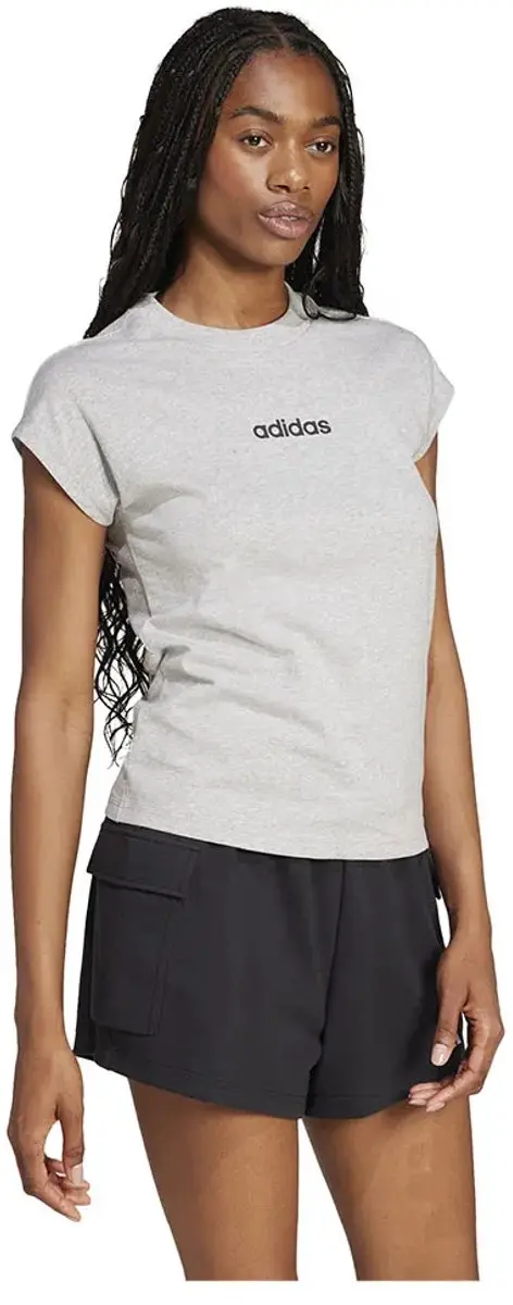adidas W Linsj T Sportbroek Dames M - Grijs