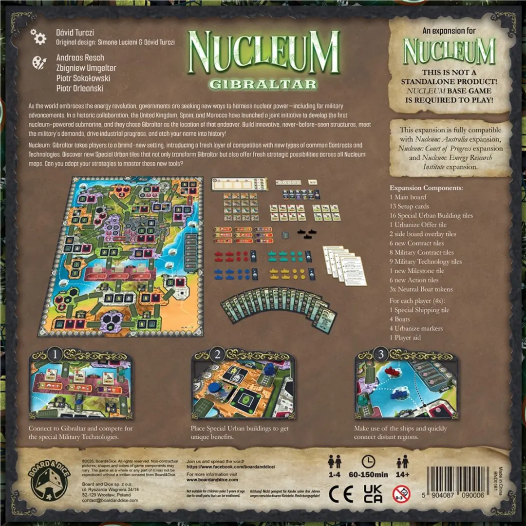 Asmodee Nucleum Gibraltar Bordspel - 2-6 Spelers