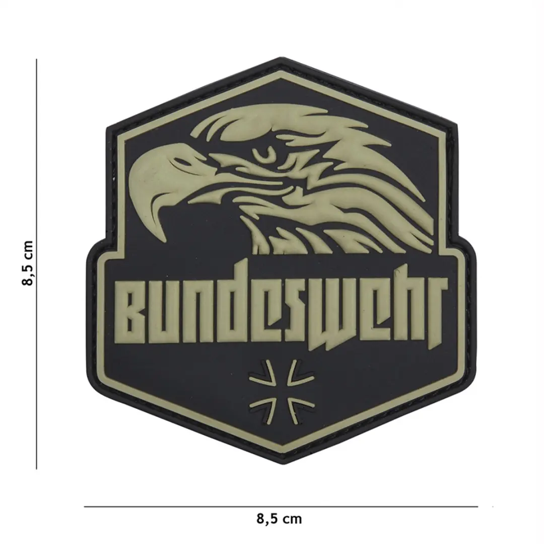 101 Inc Embleem 3D PVC Bundeswehr Groen 20075