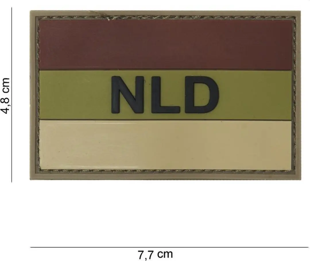101 Inc Embleem 3D PVC Bruin
