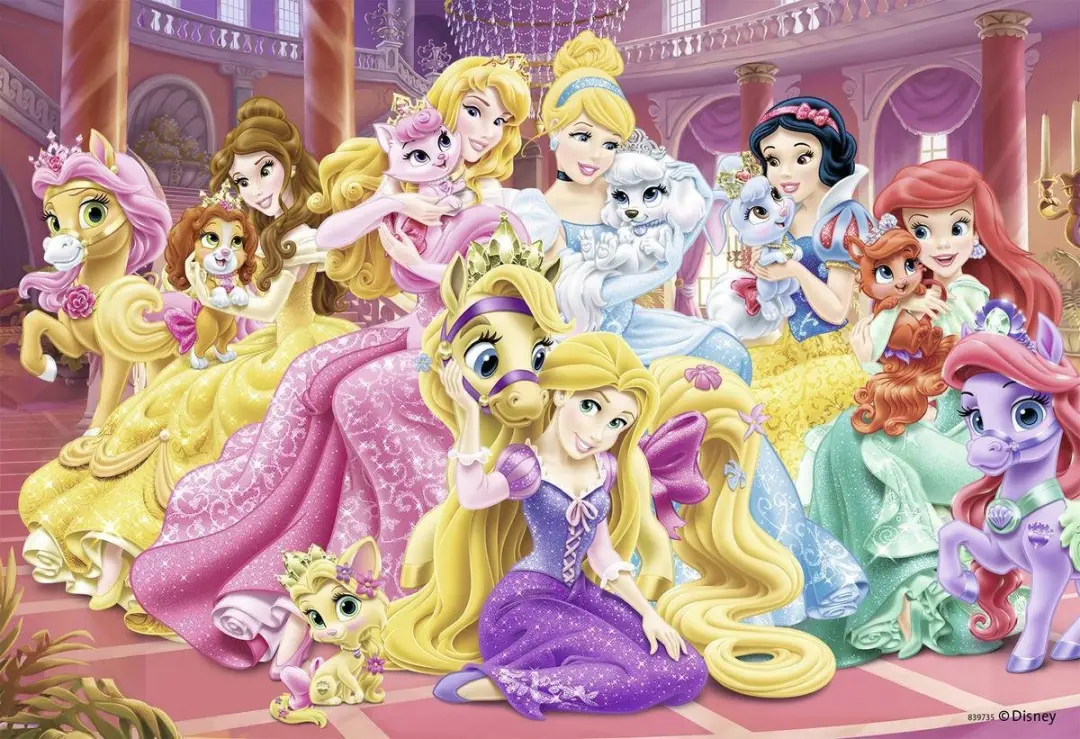 Ravensburger Disney Palace Pets Beste Vrienden Princess - 2 Puzzels 24 Stuks